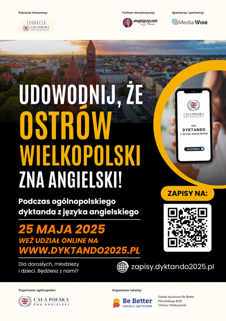 cała polska zna angielski - ogólnopolskie dyktando z języka angielskiego