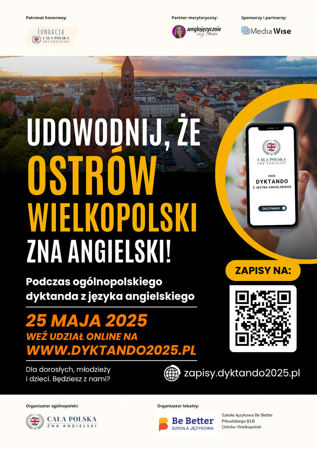 cała polska zna angielski - ogólnopolskie dyktando z języka angielskiego